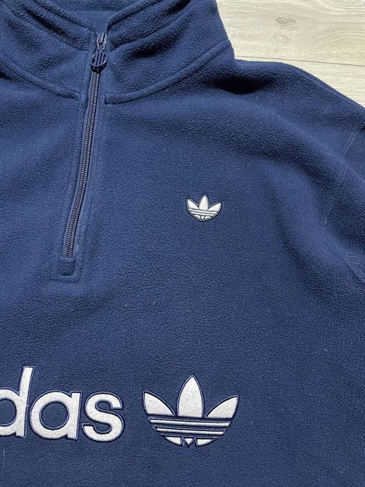 Флісова кофта Adidas велике лого