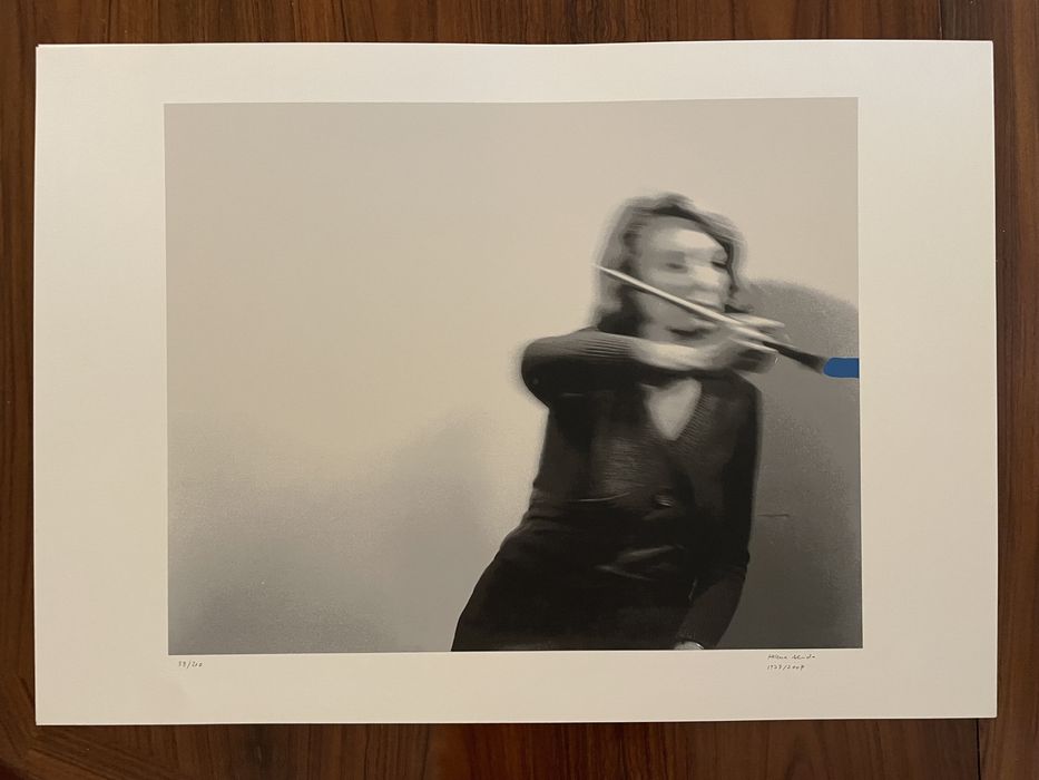 Serigrafia Helena Almeida Assinada