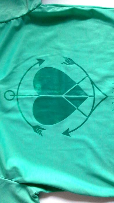 O'Neill Ochrona UV 50 Surfboard zielona koszulka sporty wodne r. L/40