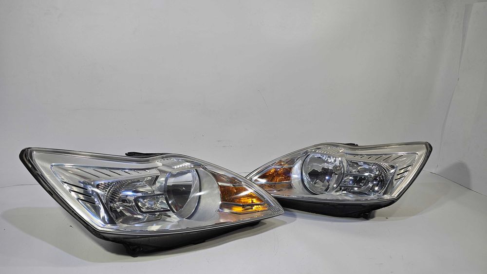 Ford Focus II MK2 2 Lift Fl Lampy Przód Przednie Komplet Lewa + Prawa Europa Stan BDB Oryginał