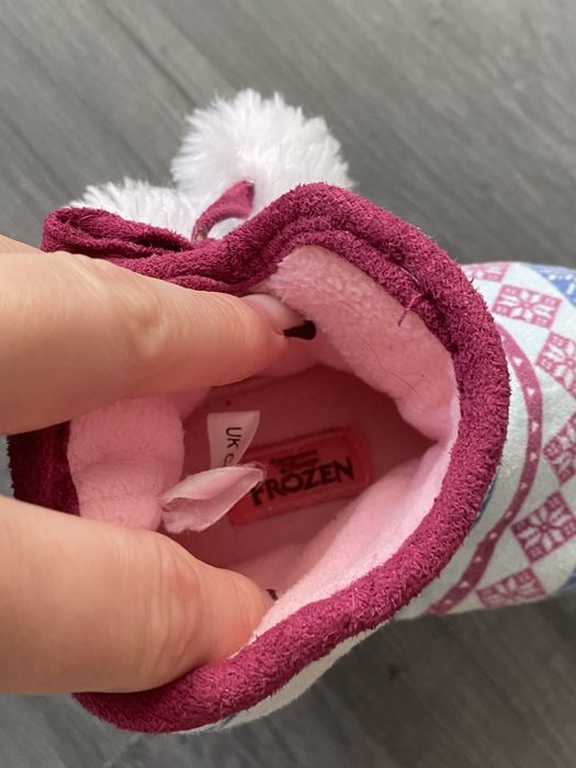 Disney Frozen Kraina Lodu 20 buciki wkładka 12,5 cm niemowlęce kapcie