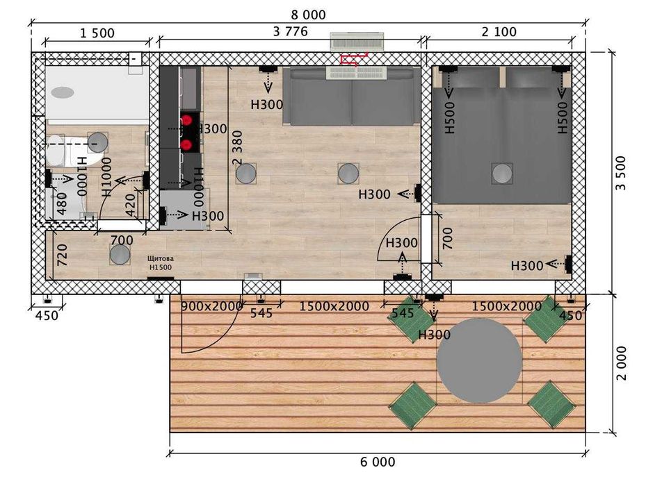 Затишний модульний будинок у мальовничому місці — лише 25 км від міста