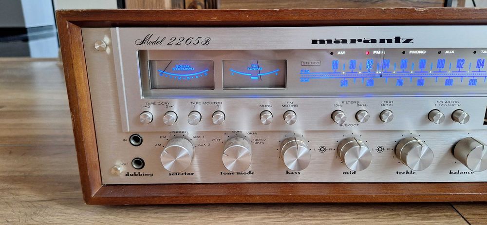 Amplituner Marantz 2265 B Srebrny + WOODCASE ! Idealny Stan ! Okazja !
