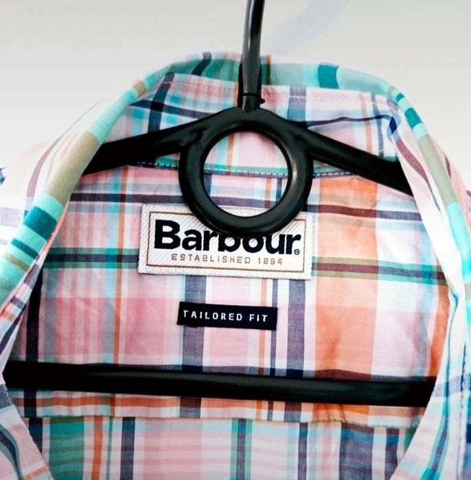 Koszula z krótkim rękawem xl 42 koszula Barbour xl