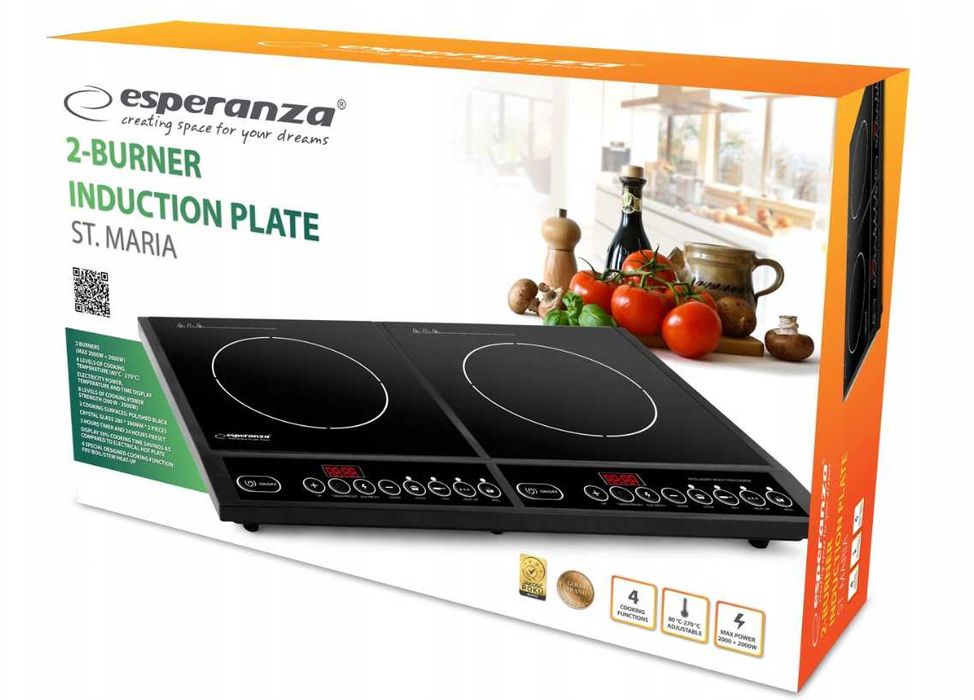 Nowa KUCHENKA Płyta Indukcyjna Dwupalnikowa Elektryczna - WYPRZEDAŻ