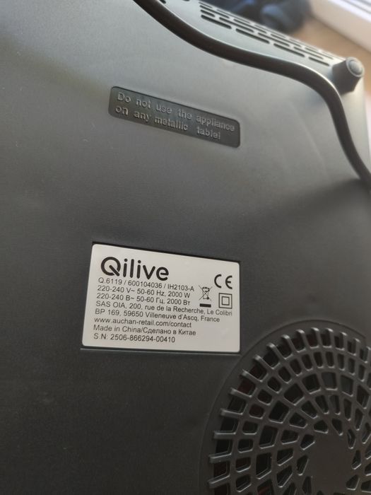 Placa Indução Qilive
