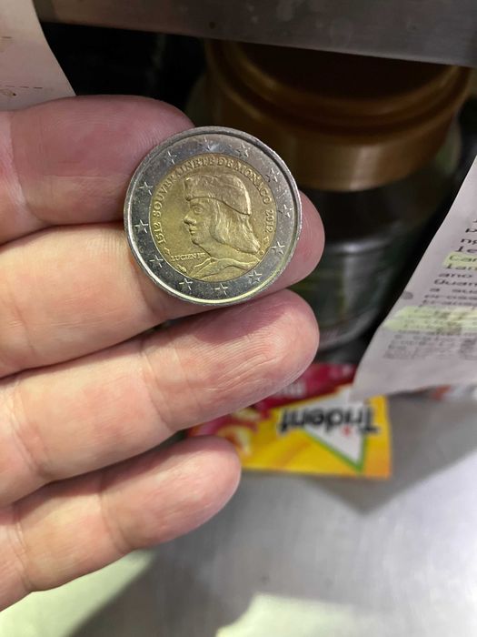 MOEDA DE 2€ 1512 SOUVERAINETÉ DE MONACO 2012