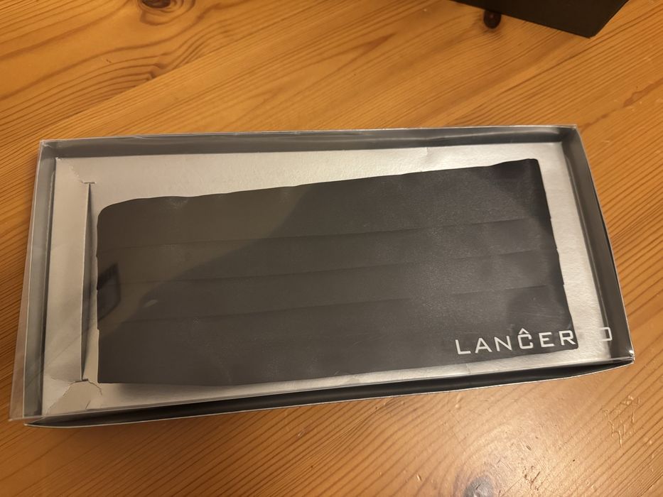 Elegancki Pas Smokingowy LANCERTO - Czarny, Rozmiar XL