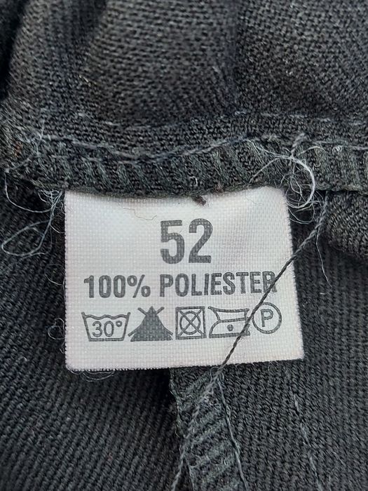 Spodnie czarne na kant damskie rozmiar 52