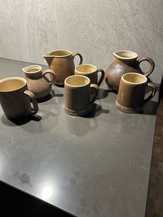 ceramiczne naczynia- komplet