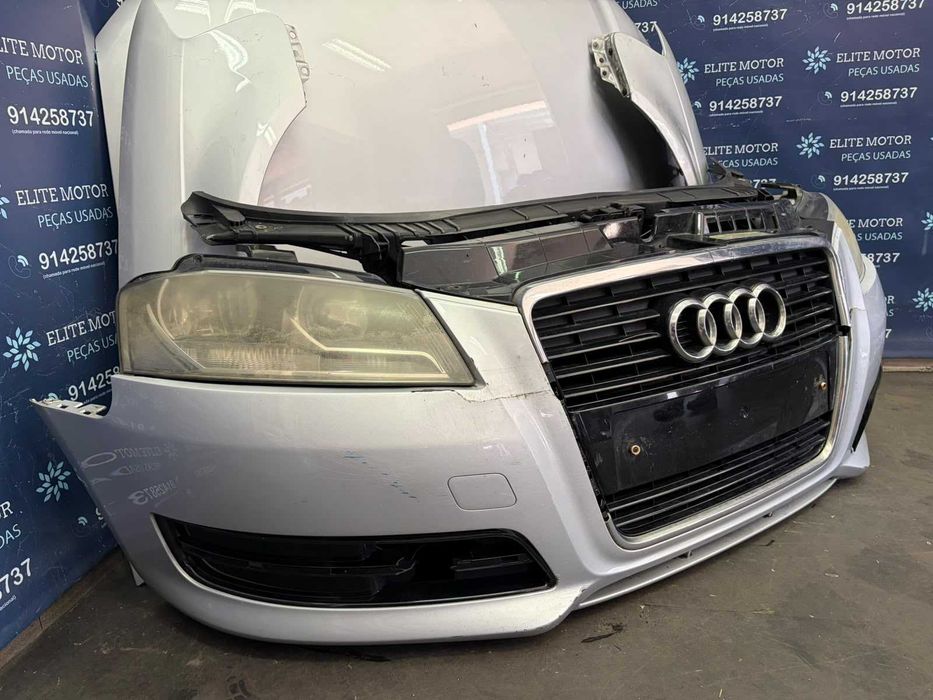 Frente completa usada AUDI A3 8P FASE 3 capot parachoques oticas guarda lamas radiador