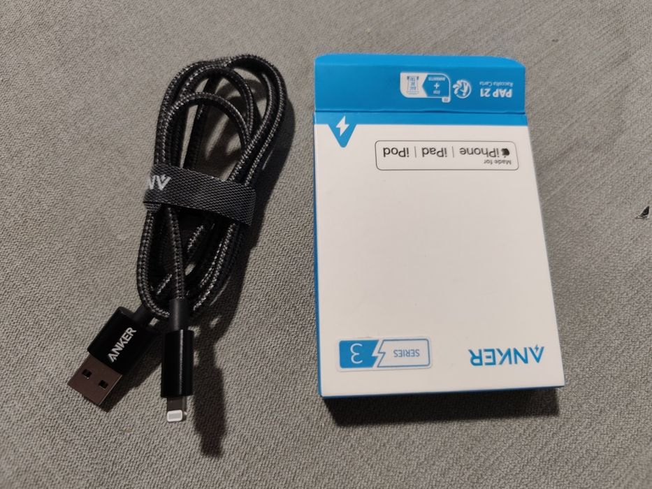kabel firmy Anker, model z serii Anker 322  PowerLine Select+ lighting