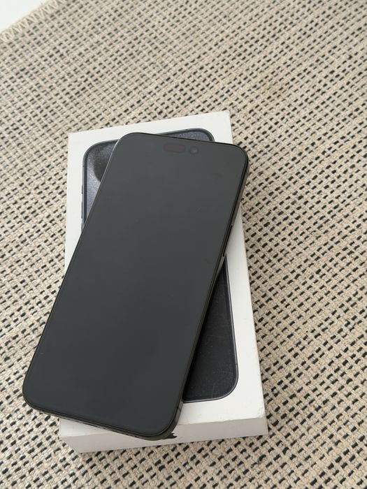 iPhone 15 pro max 512 GB black titanium