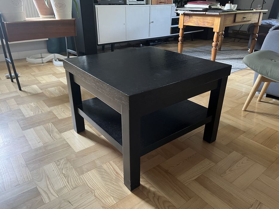 Stolik kawowy wenge solidny cieżki /nie ikea/