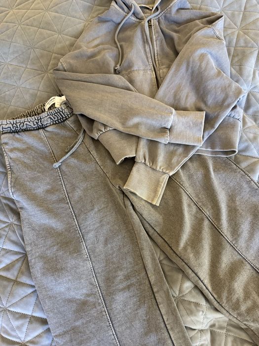 Спортивний сірий костюм Zara варений розмір с
