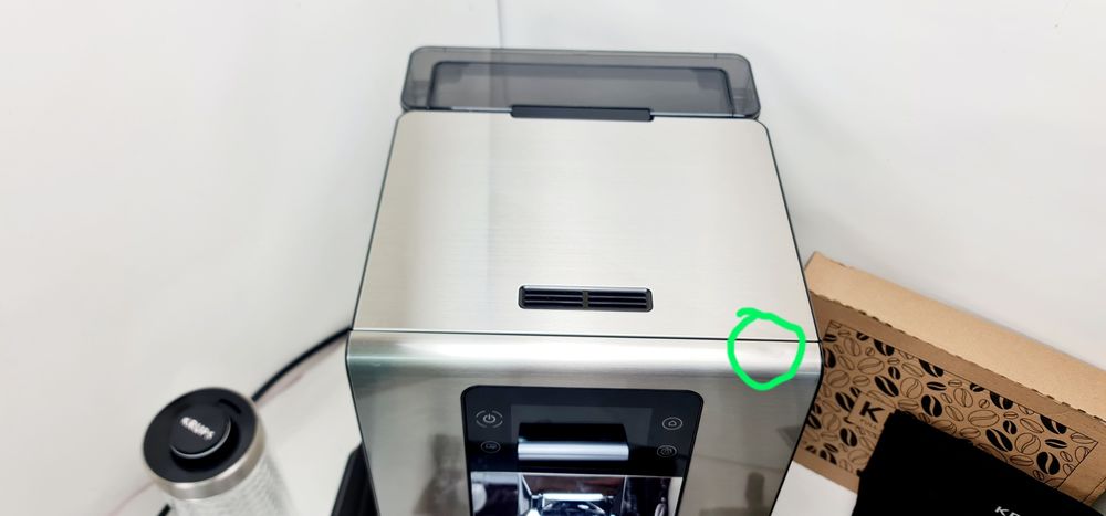 Krups EA877A10 INTUITION Experience Plus Biel Alpejska Kawy Mrożone