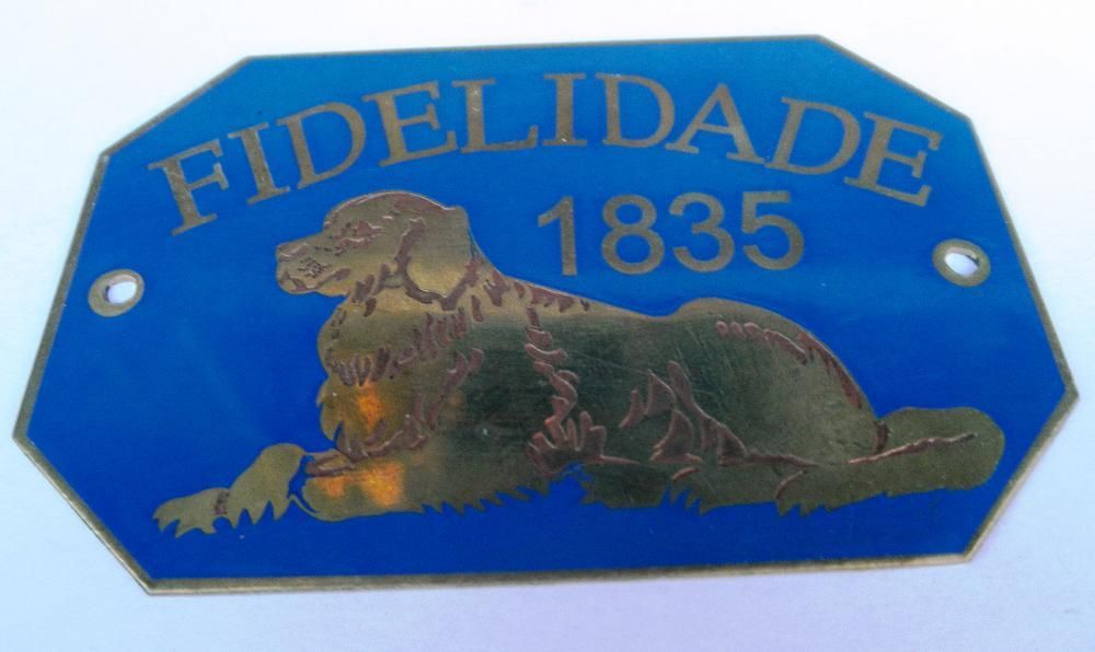Placa Fidelidade 1835