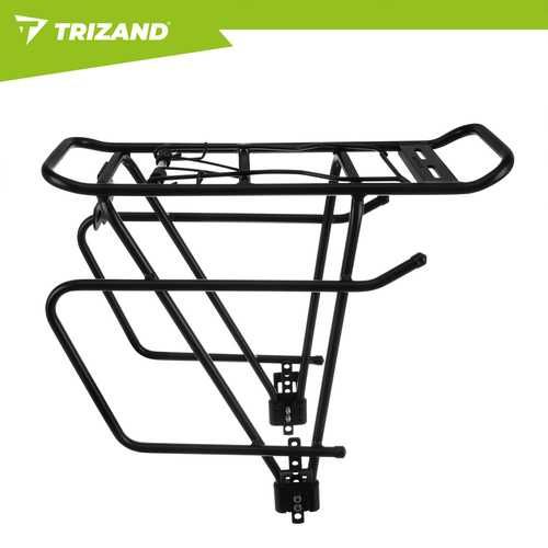 Велосипедный багажник Trizand до 25 кг для велосипеда 24–29