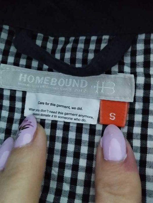 Kurtka parka przeciwdeszczowa granatowa Homebound M/L kod982
