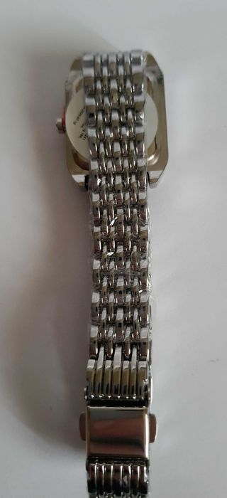 Srebrny Zegarek Old Money, super elegancki, biały cyferblat