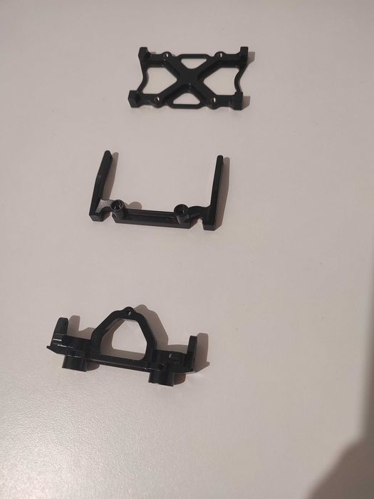 RC crawler SCX10 II Peças chassi alumínio