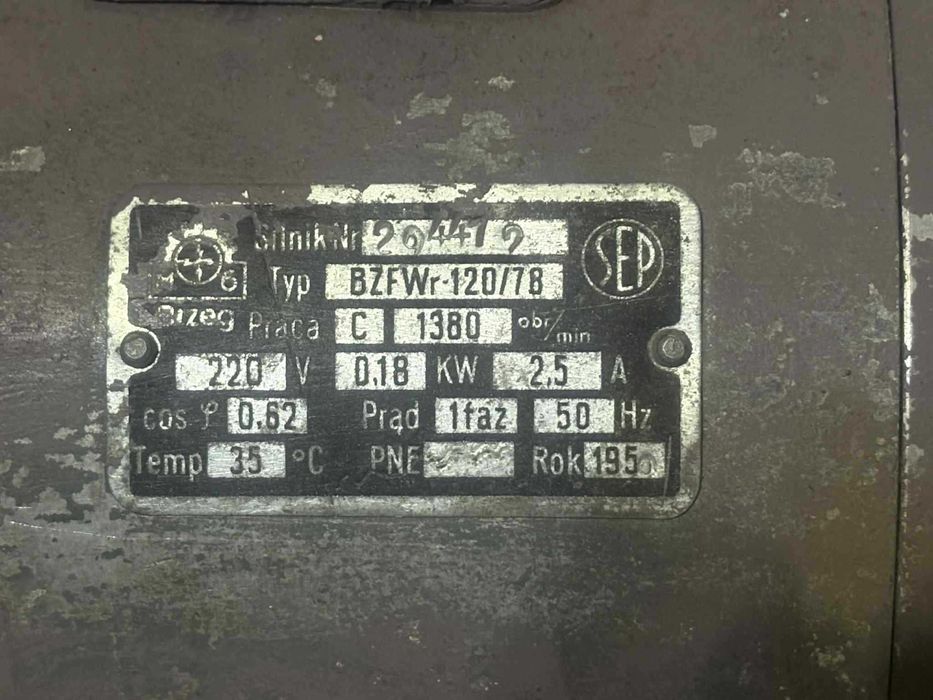 Silnik elektryczny 1951 rok