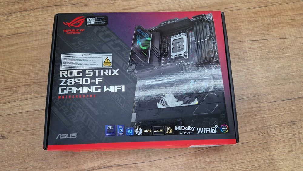 Płyta główna ASUS ROG STRIX Z890-F GAMING WIFI box gwarancja nr 406061
