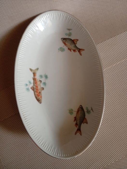 Półmisek owalny Włocławek prl