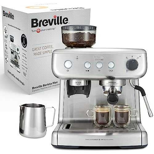 Máquina Breville Barista Max. Acompanha produtos de limpeza.