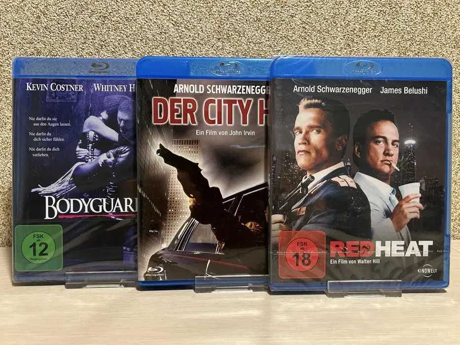 Blu-ray диски Amaray Красная жара /Телохранитель/Крид 1-2 с переводом.
