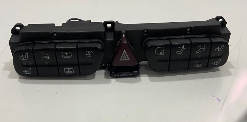 Botões de painel consola central Mercedes W209