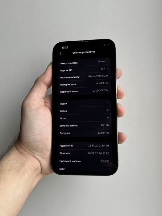 iPhone 13 Pro Max 256 Gb Graphite Neverlock АКБ 90%