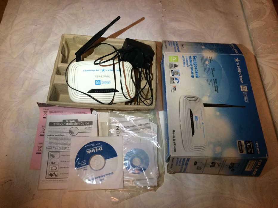 Роутер модем свитч D-LINK D 604 DI 804HV DES 1008D 1005D TL-WR741ND