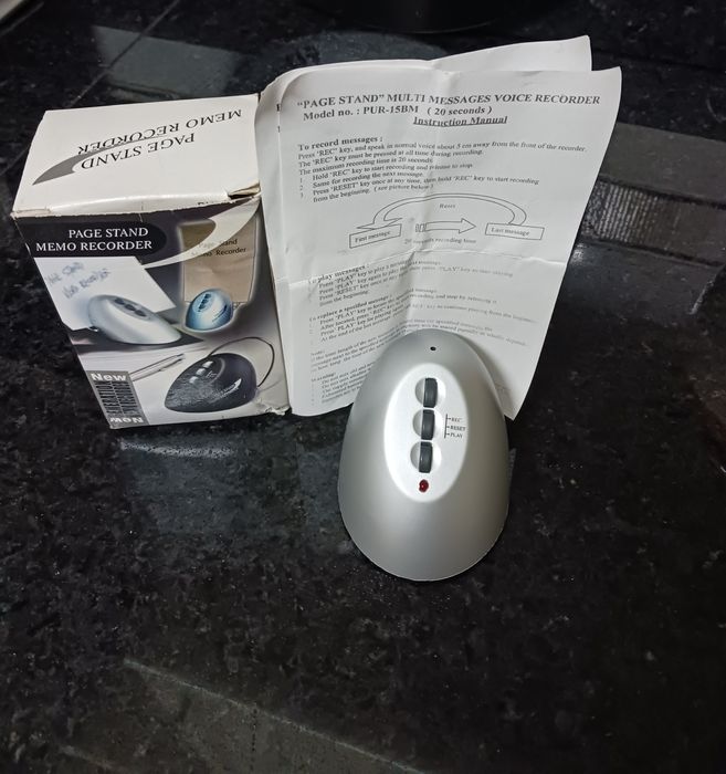 Gravador mensagens NOVO64551352095746122