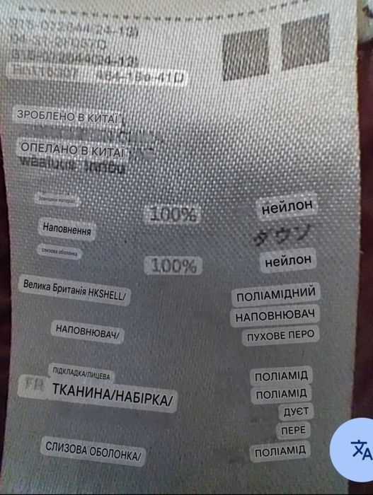 Жіночий  пуховик