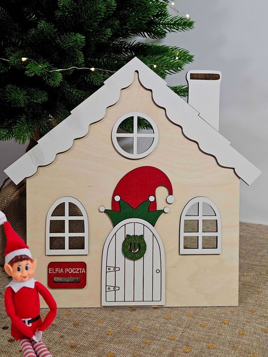 Domek dla Elfa zabawa adwentowa figlarny elf odliczanie do Świąt