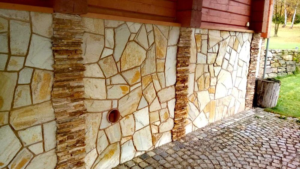 Gnejs kamień elewacyjny na elewację  taras schody płaski twardy gr 1-3