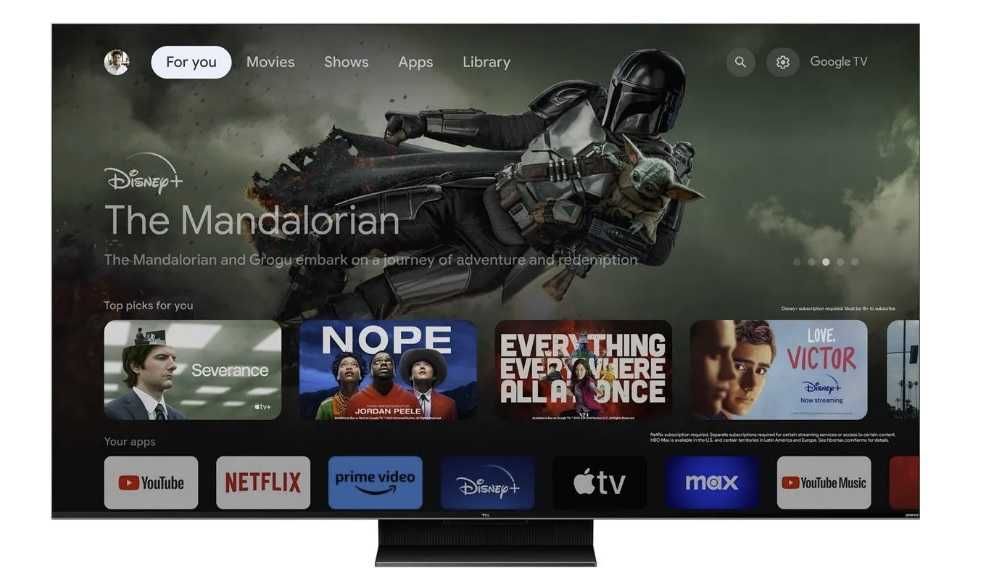 Telewizor TCL 50C809 50'' MINILED 4K 144Hz Google TV