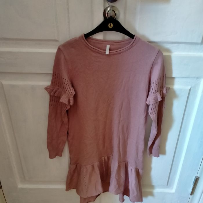 Дитячі теплі плаття на дівчинку