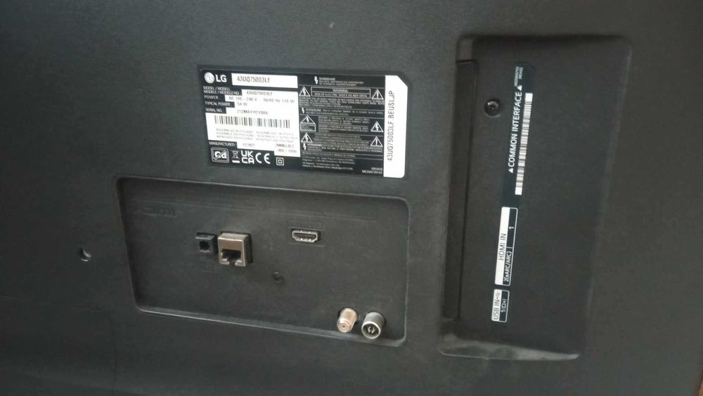 TV LG 4K 50HZ 43 cale
