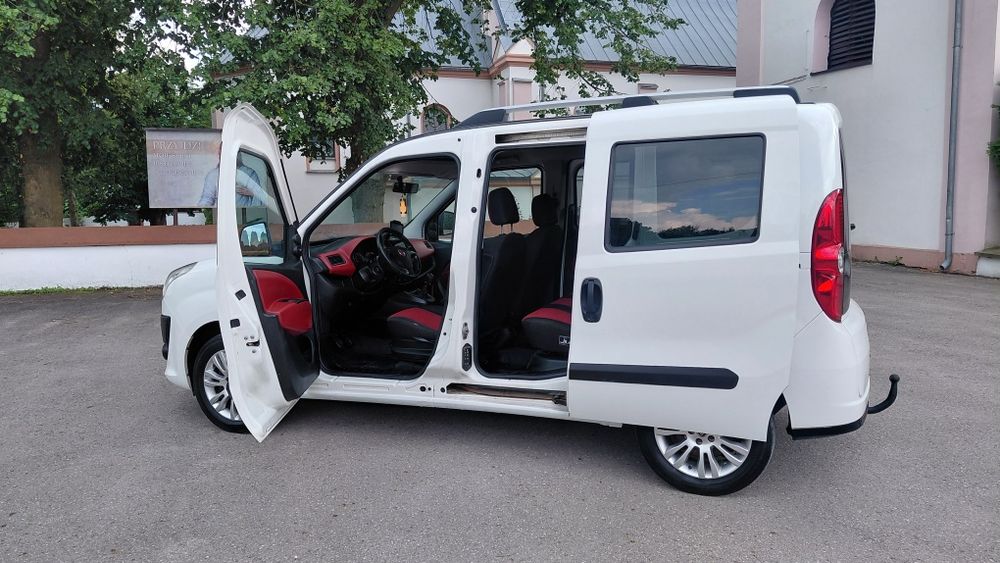 **Fiat Doblo 1.6 105Km Osobowy Climatron Aluma 2x Drzwi Boczne **