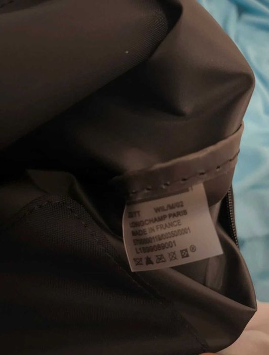 Longchamp Le Pliage, Preta e Castanha, Tamanho L