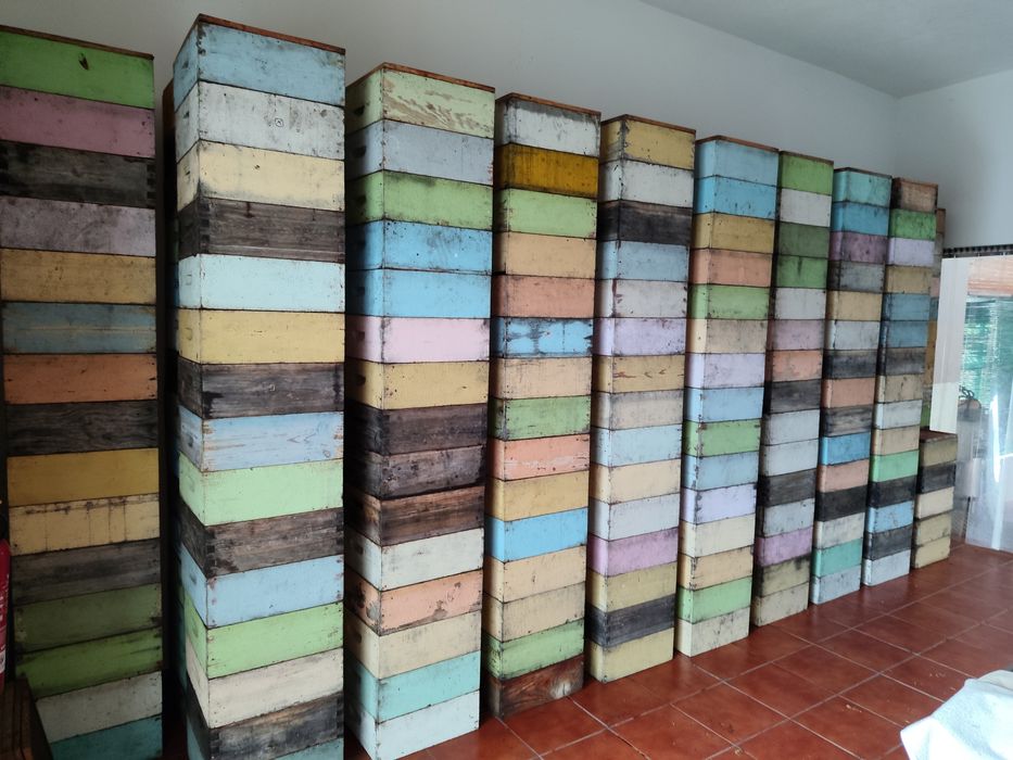 Alças com cera puxada
