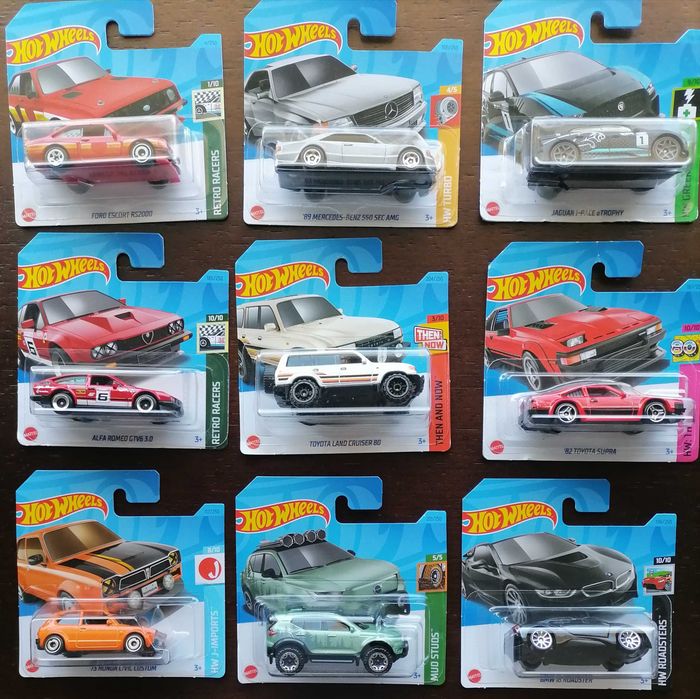 Hot Wheels Novos. Vários, Mainline. Escala 1/64