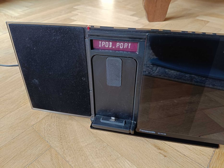 Panasonic SC-HC38 audio system wieża iPod iPhone CD D.bass