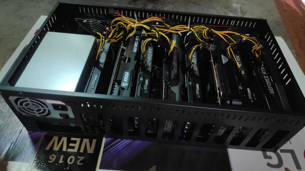 Mining Rig 5 GPUS [290Mh/s]