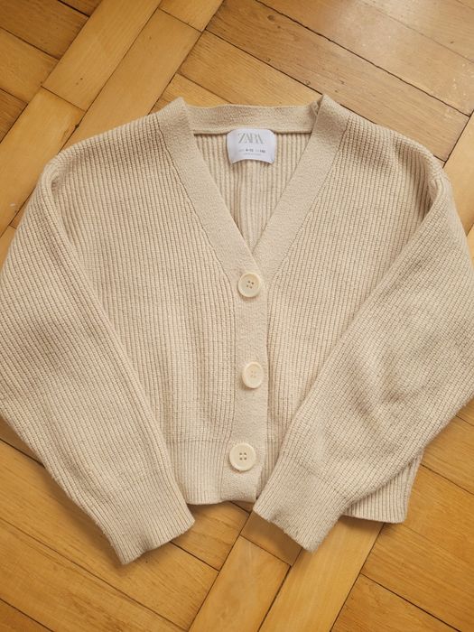 Sweter zapinany dla dziewczynki Zara
