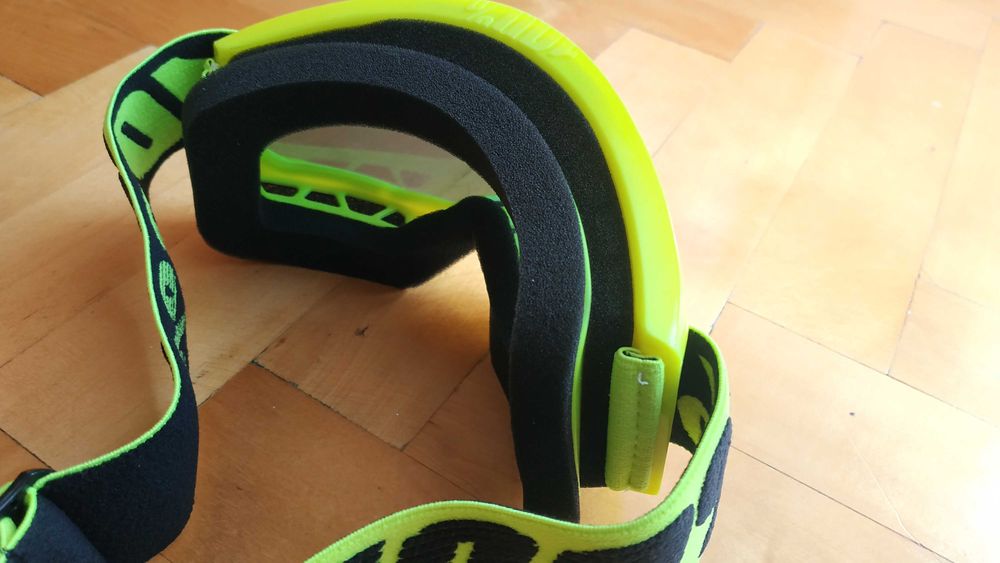 GOGLE 100% ACCURI FLUO YELLOW ŻÓŁTE LUSTRO downhill rower cross dh fr