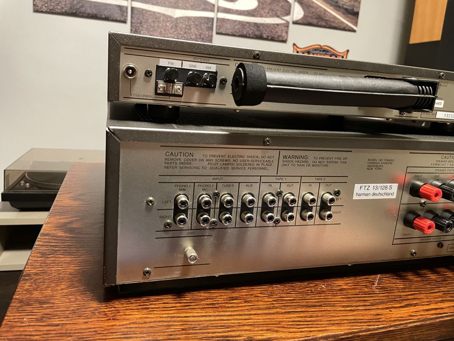 Wzmacniacz Harman Kardon PM660 Tuner TU615 po serwisie