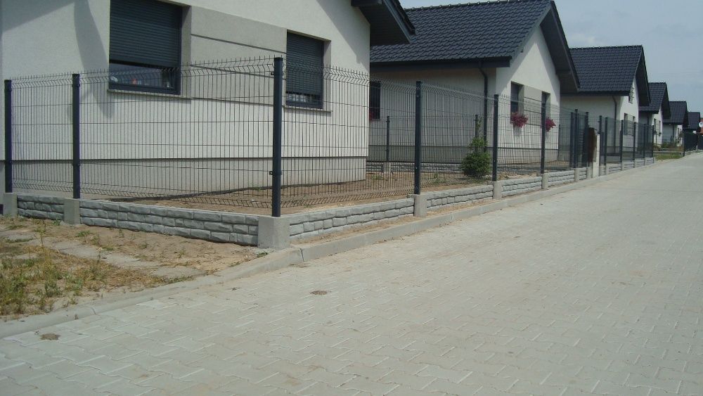 Ogrodzenia panelowe 3D H=1,5m, podmurówka, bramy, furtki